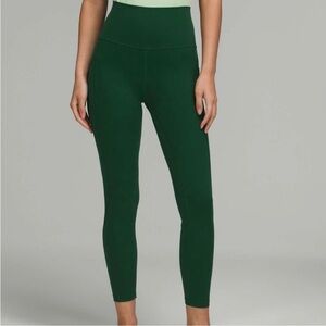 lululemon athletica align HR 25 size 0 forest green